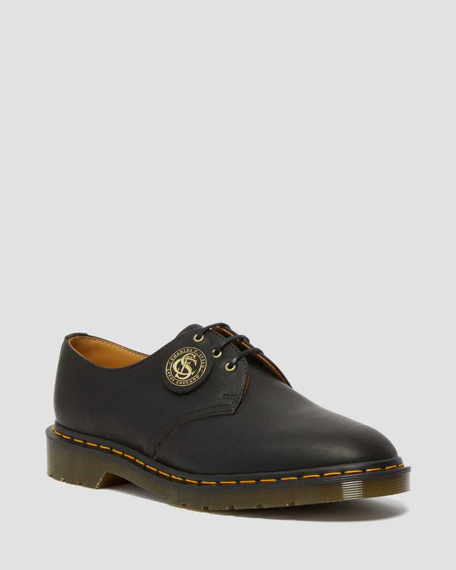 Dr. Martens 1461 Classic Oil Lær Snøresko Herre Svart [9870XECNM]